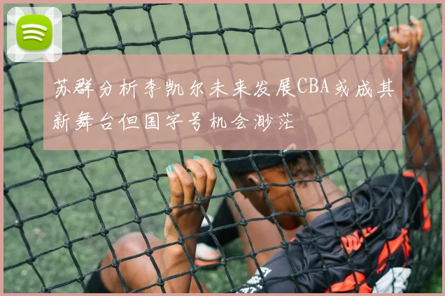 苏群分析李凯尔未来发展CBA或成其新舞台但国字号机会渺茫